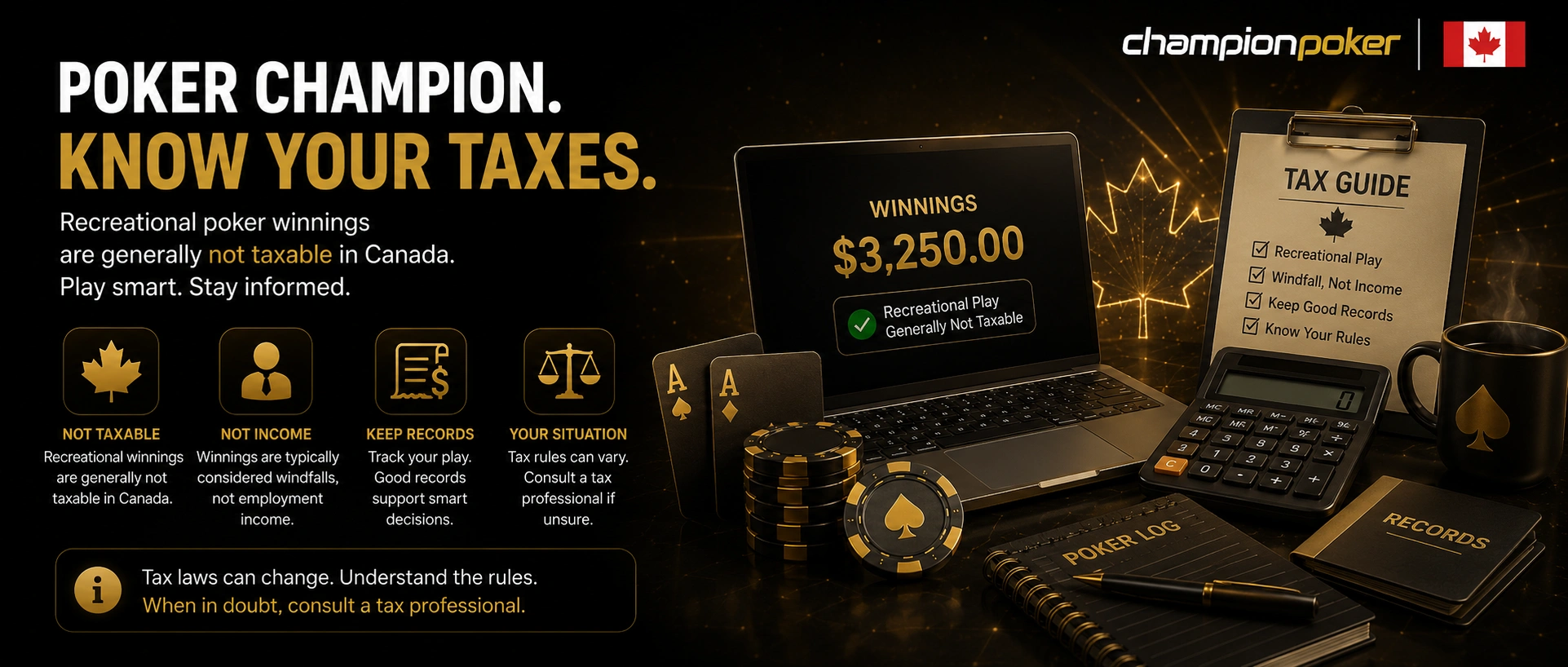 Champion Poker supports a growing Canadian poker community