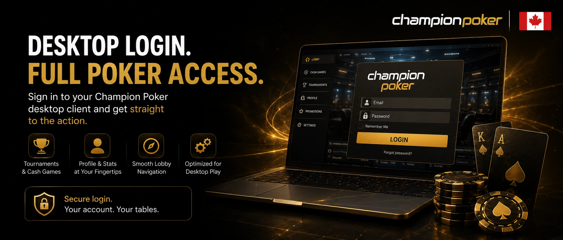 Champion Poker Canada account protection tips for safer poker play
